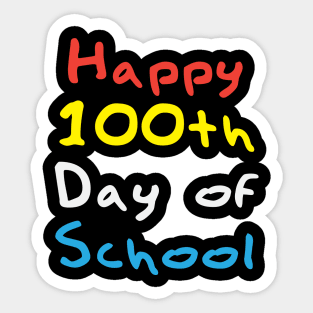 100 Day School Sticker